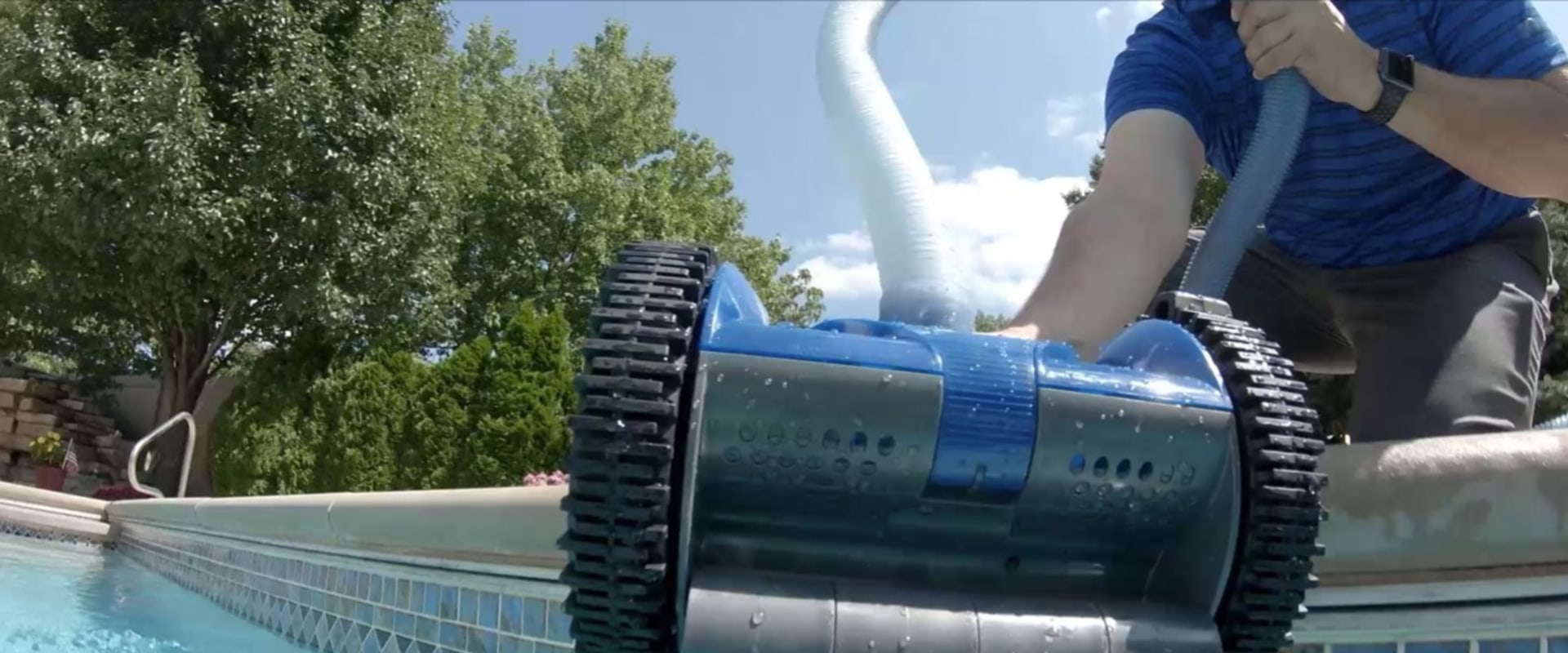 Using a Suction-Side Cleaner for Swimming Pool Cleaning