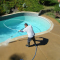 Cleaning the Pool Walls and Floor