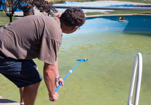 Using a Stain Remover to Remove Stains from the Pool