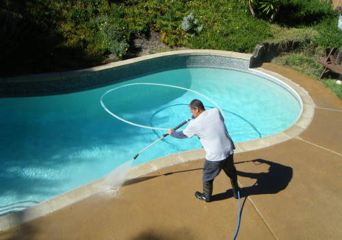 Cleaning the Pool Walls and Floor